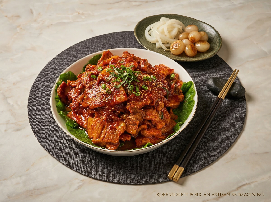 고추장에 빠진 돼지